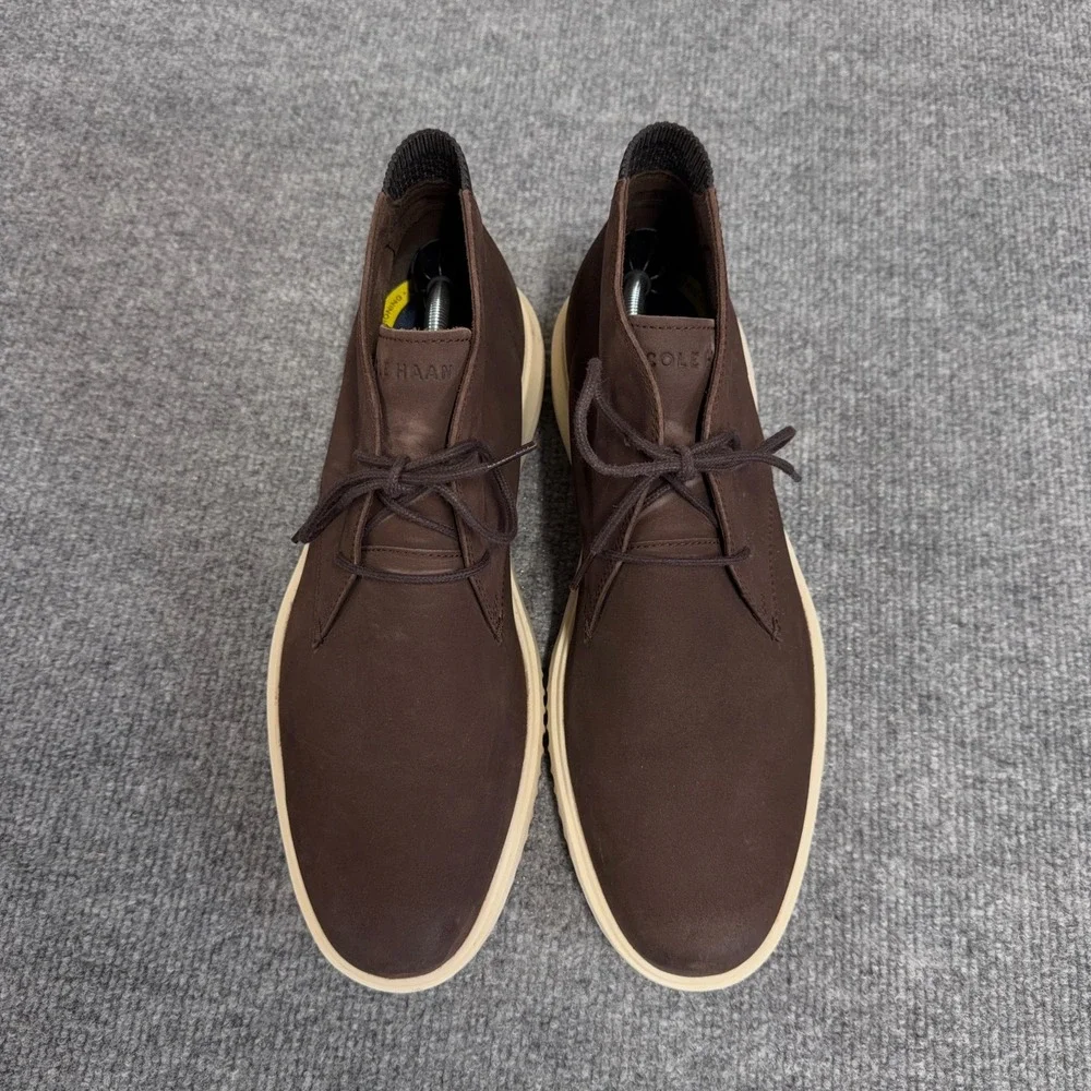 Cole Haan Grand+ Men's Size 11 Shoes Brown Leather Comfort Chukka Boots